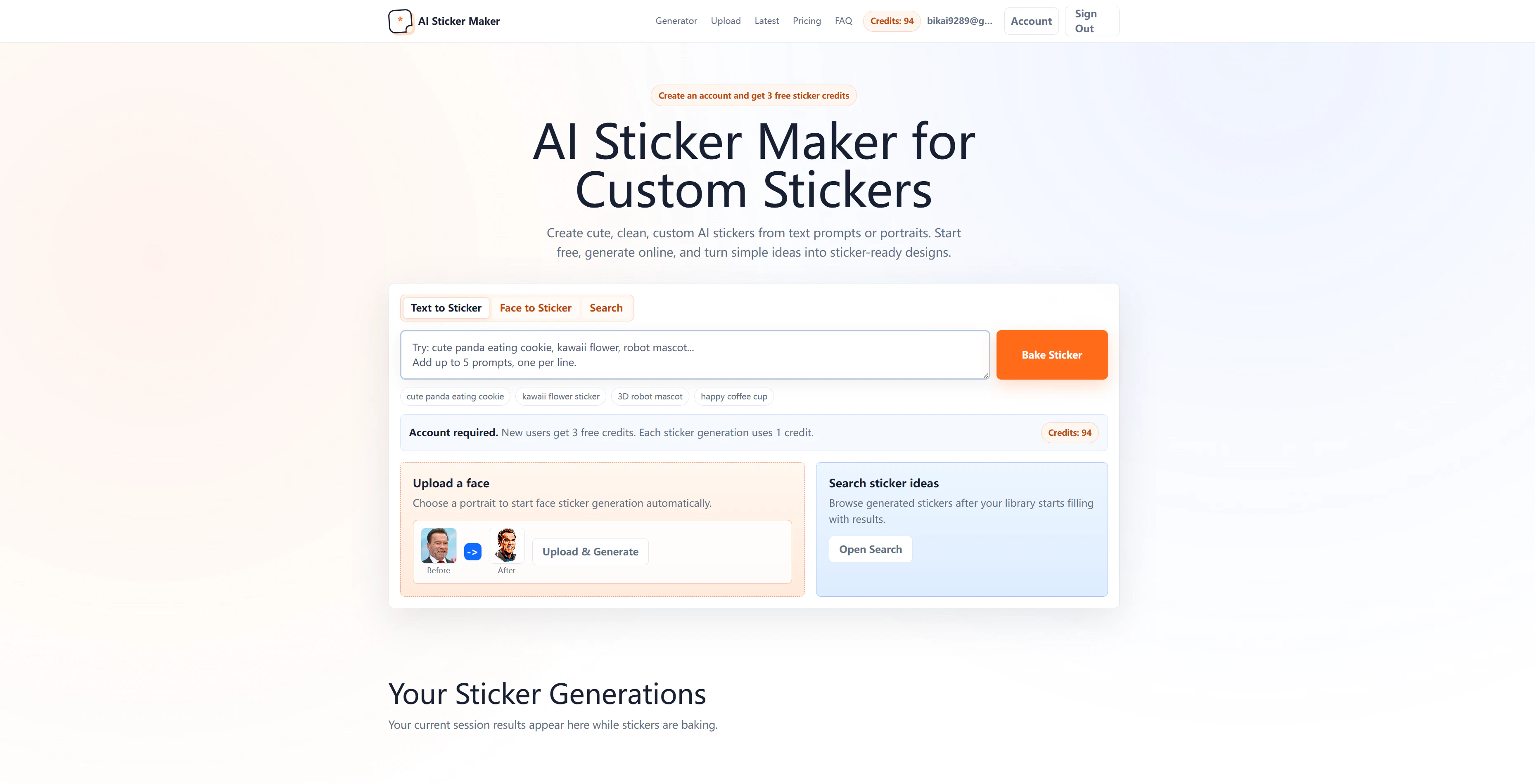 AI Sticker Maker logo