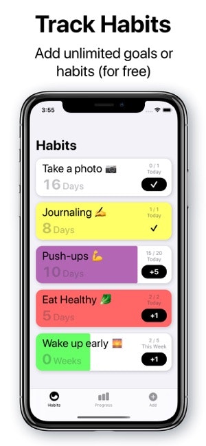 Leap Habit Tracker for iPhone gallery image