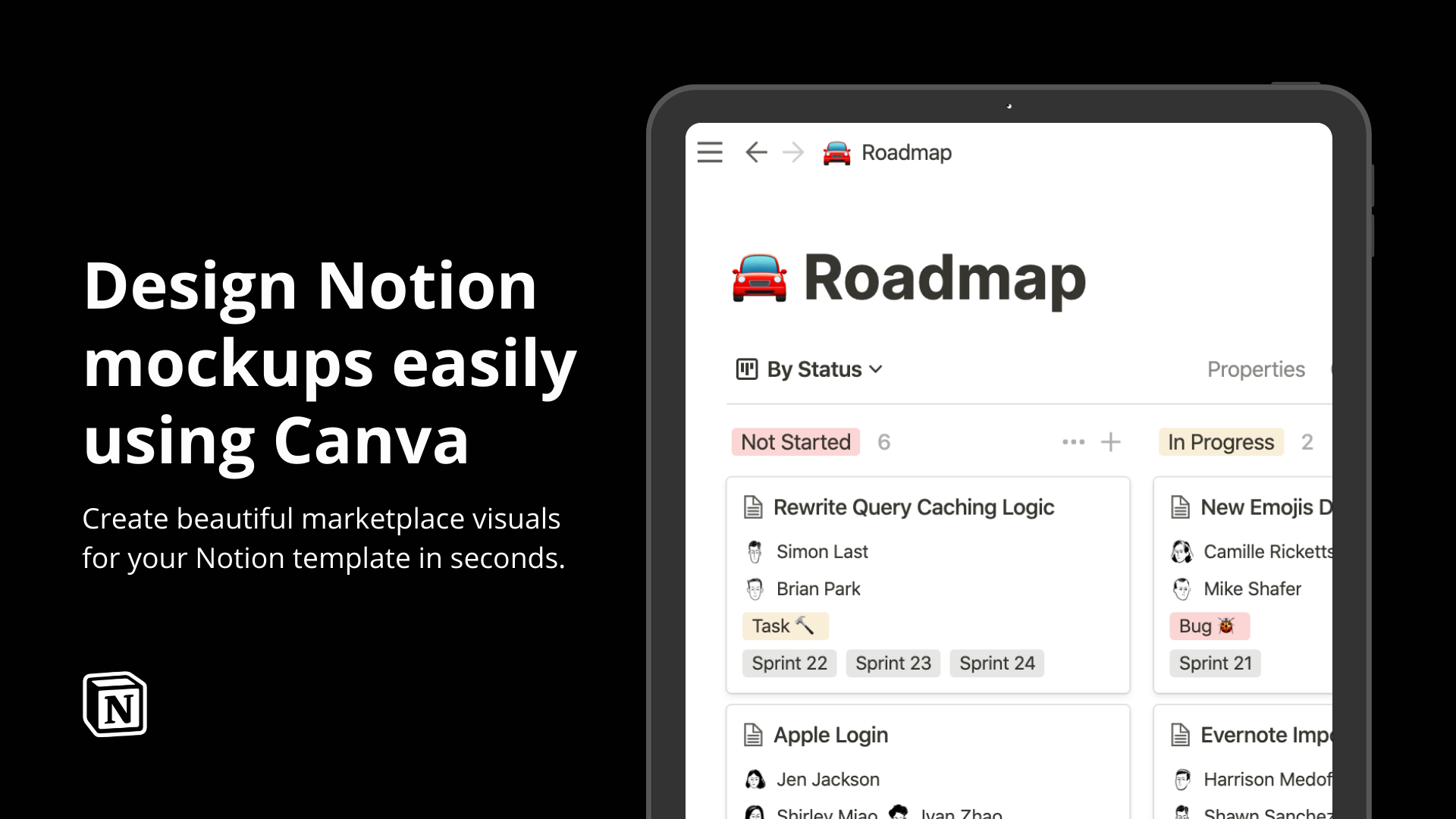 Canva Templates for Notion Mockups gallery image