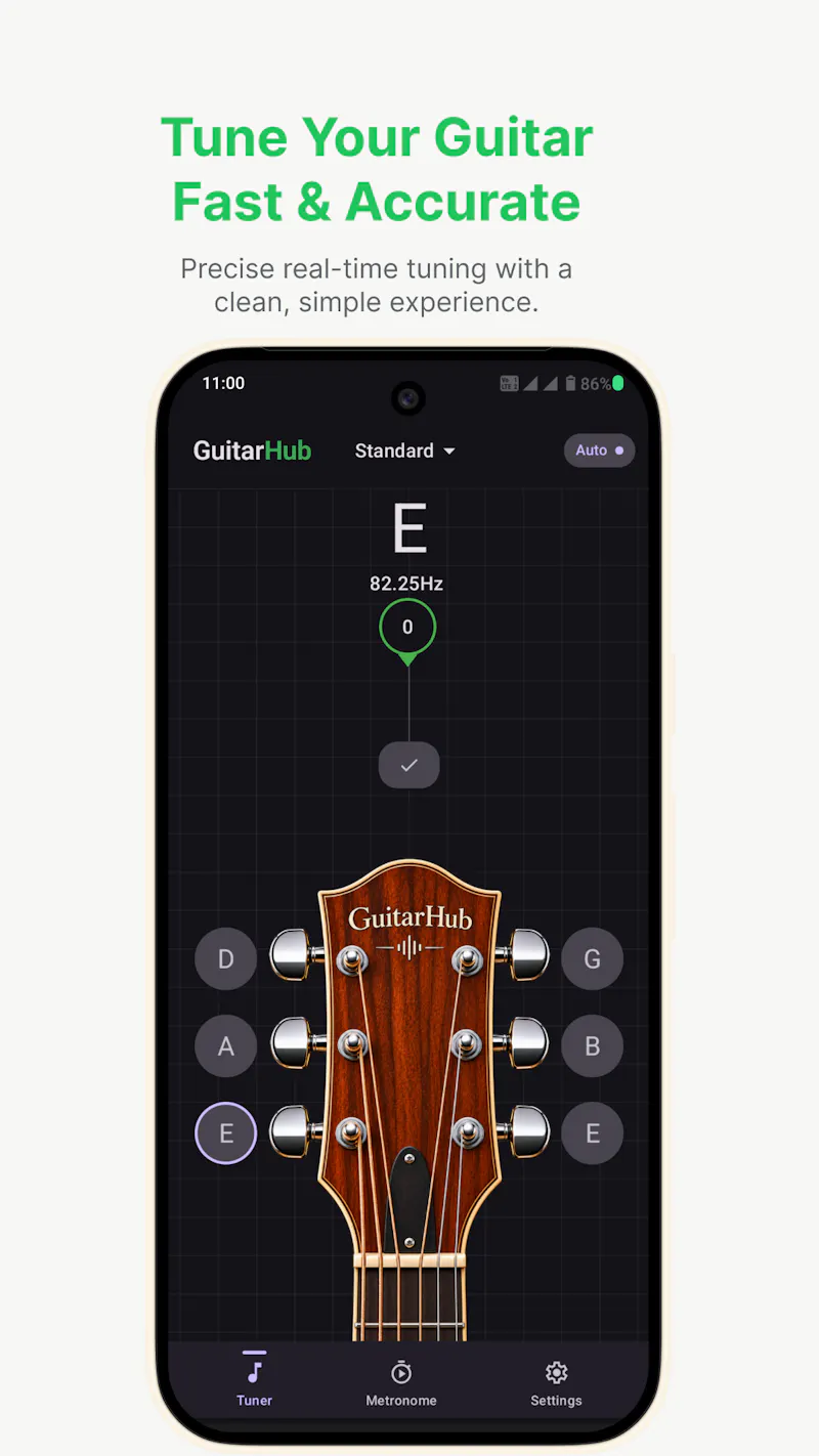 GuitarHub: Tuner & Metronome screenshot 3