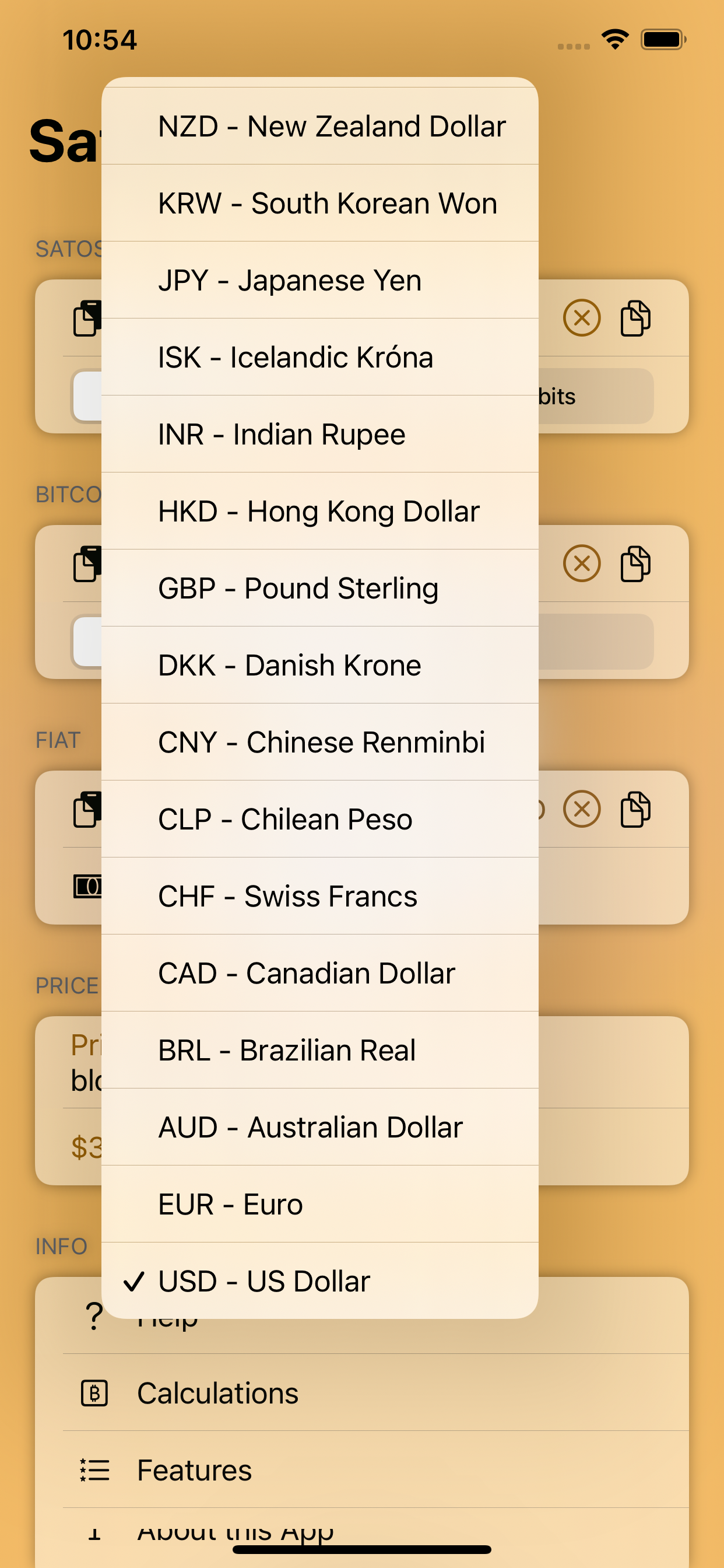 Satoshi Converter gallery image