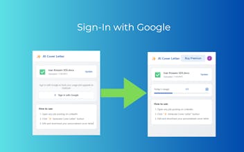AI Cover Letter for LinkedIn gallery image