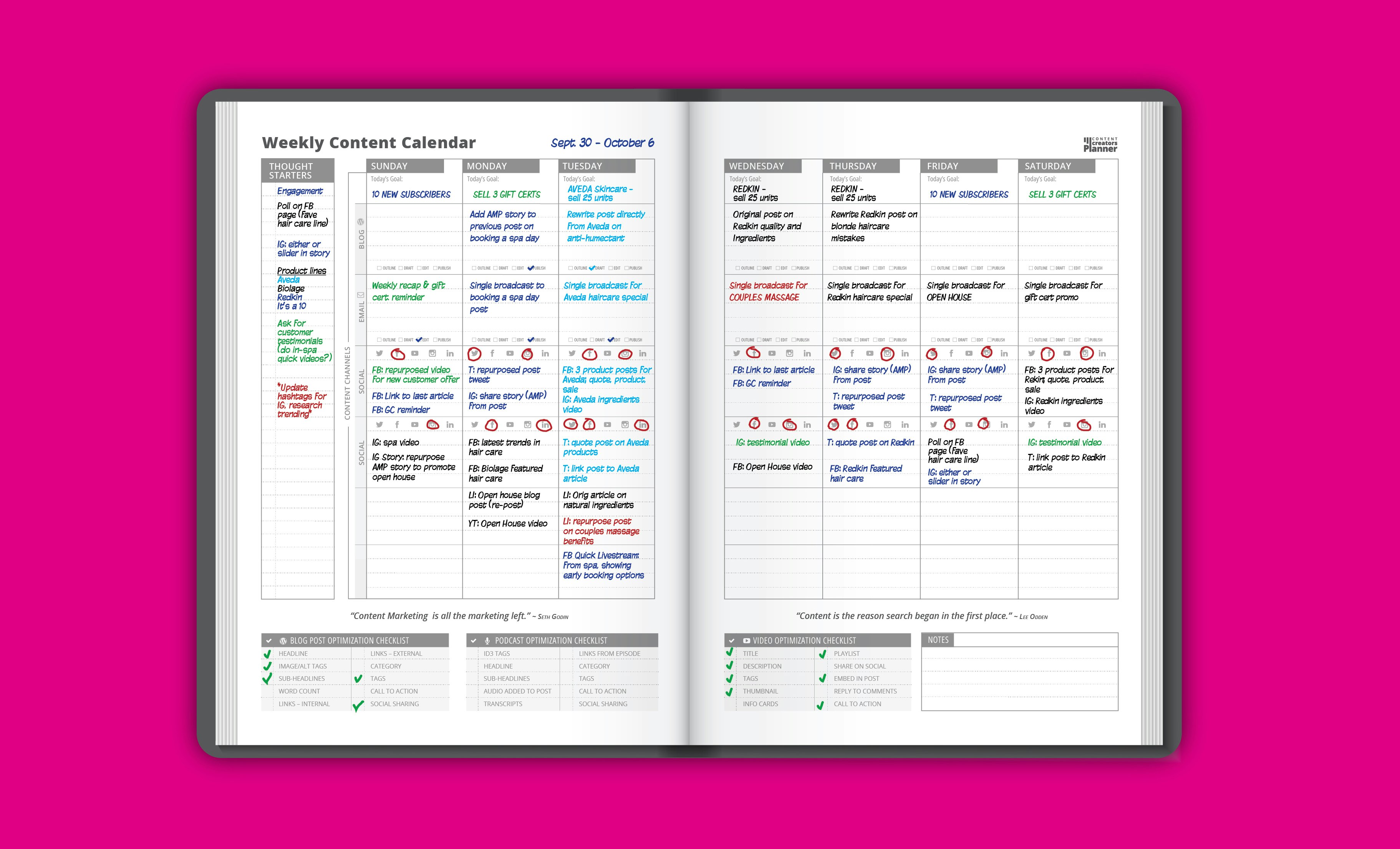 Content Creators Planner gallery image
