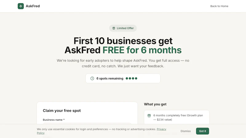 AskFred screenshot 3