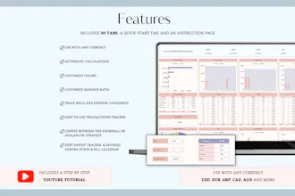 Yearly Budget Template Excel & Sheets gallery image
