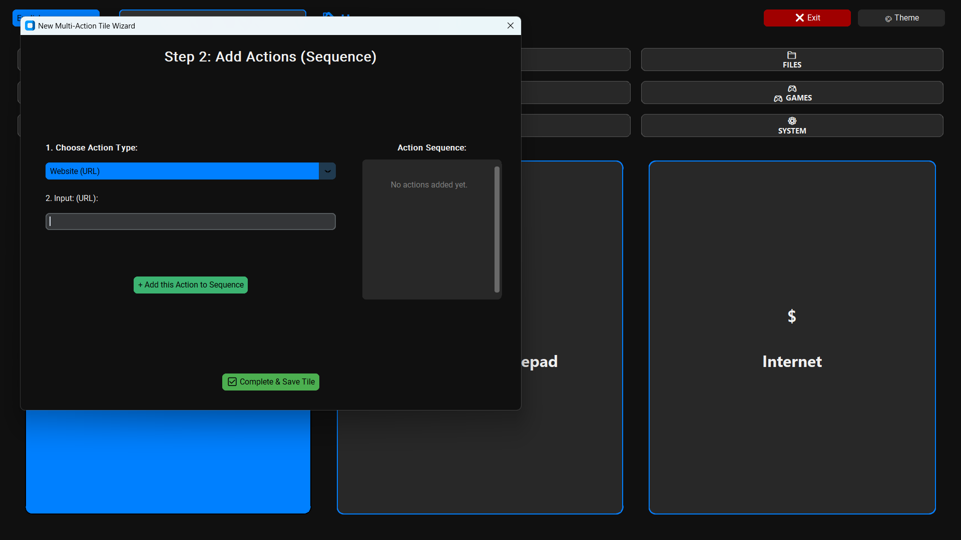 4ULauncher - Screenshot 4 showing product features and functionality