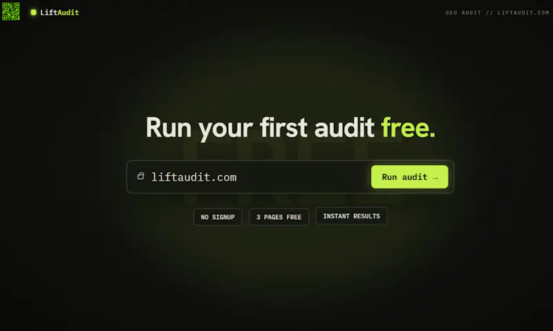 Lift Audit screenshot 4