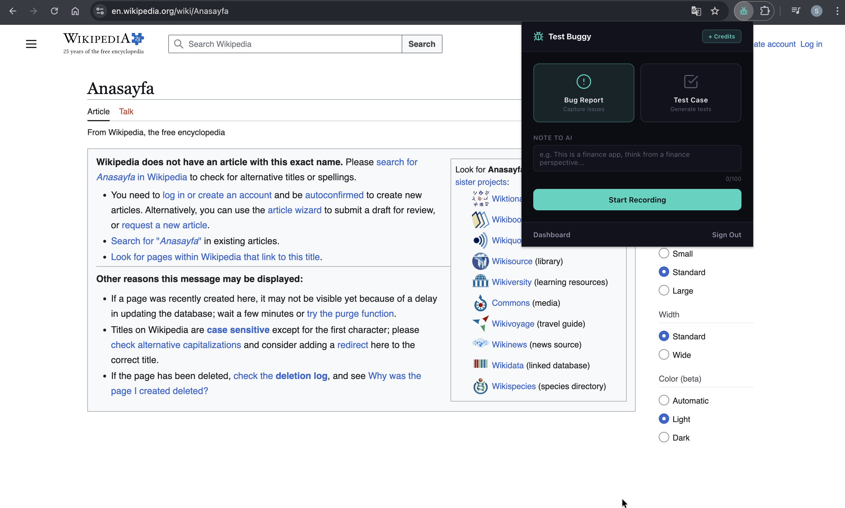 Test Buggy gallery image