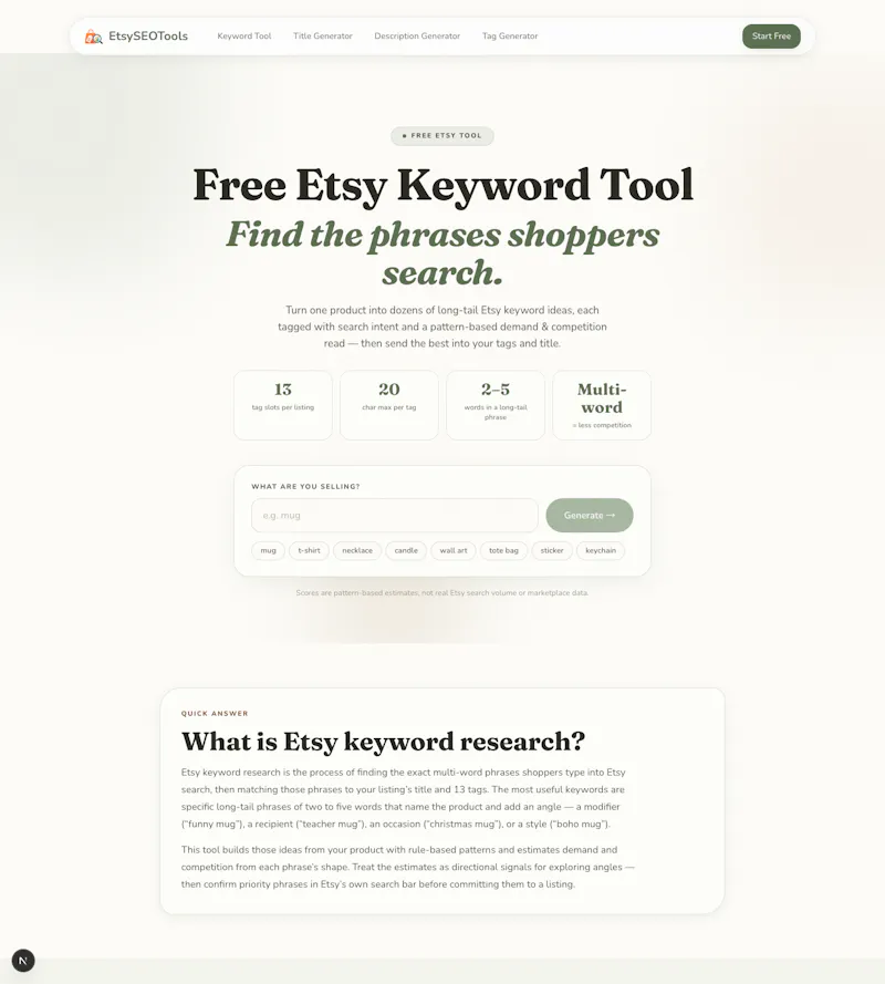EtsySEOTools screenshot 3