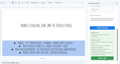 Google Slides AI Plugin gallery image