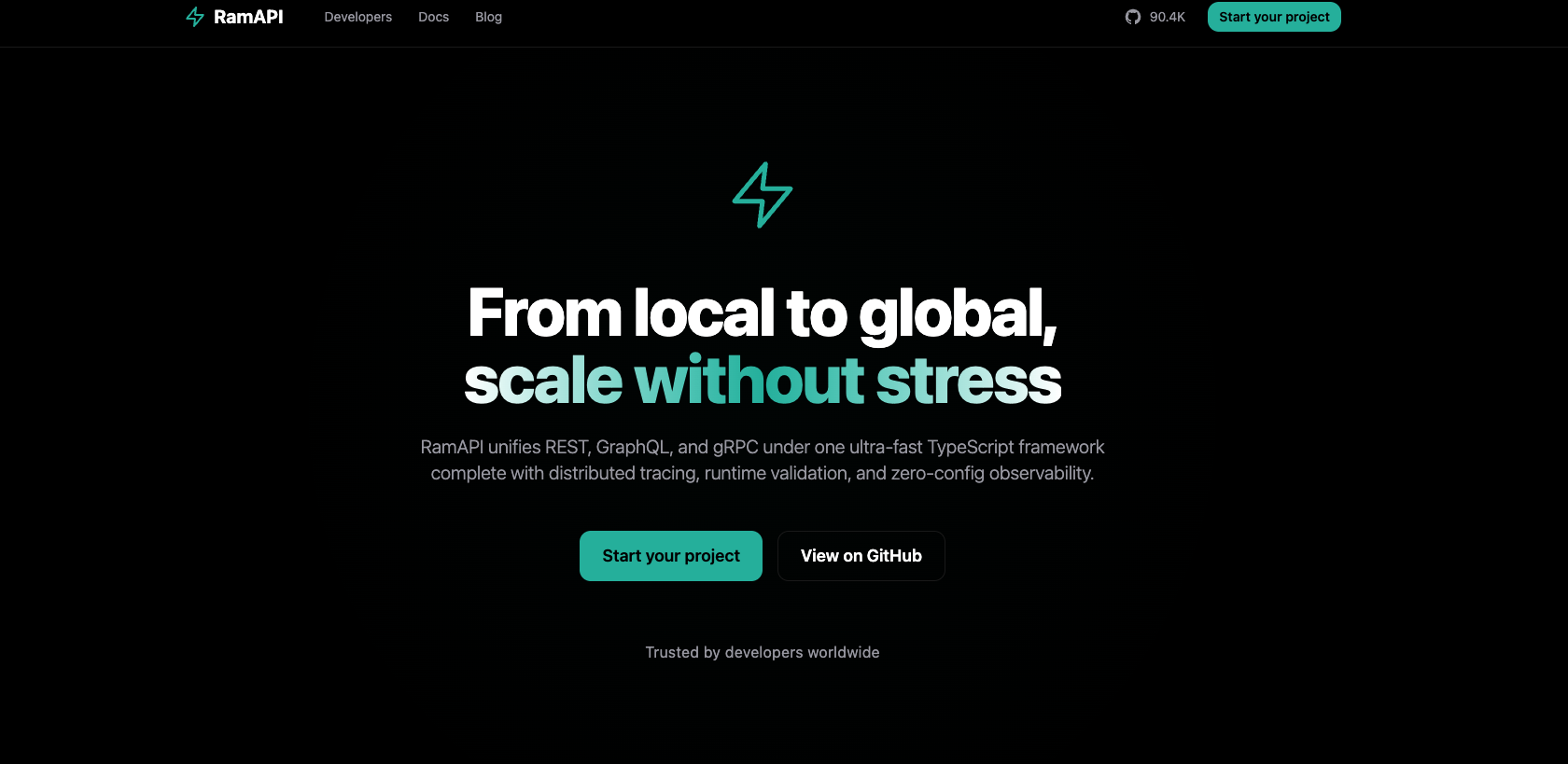 RamAPI - Main screenshot showing features and interface