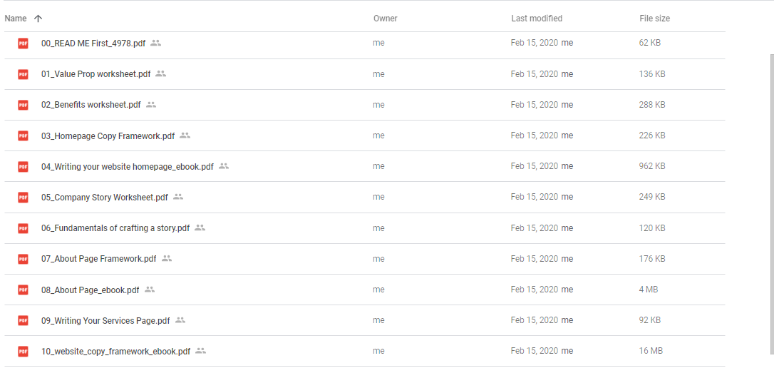 Website Copy Framework gallery image