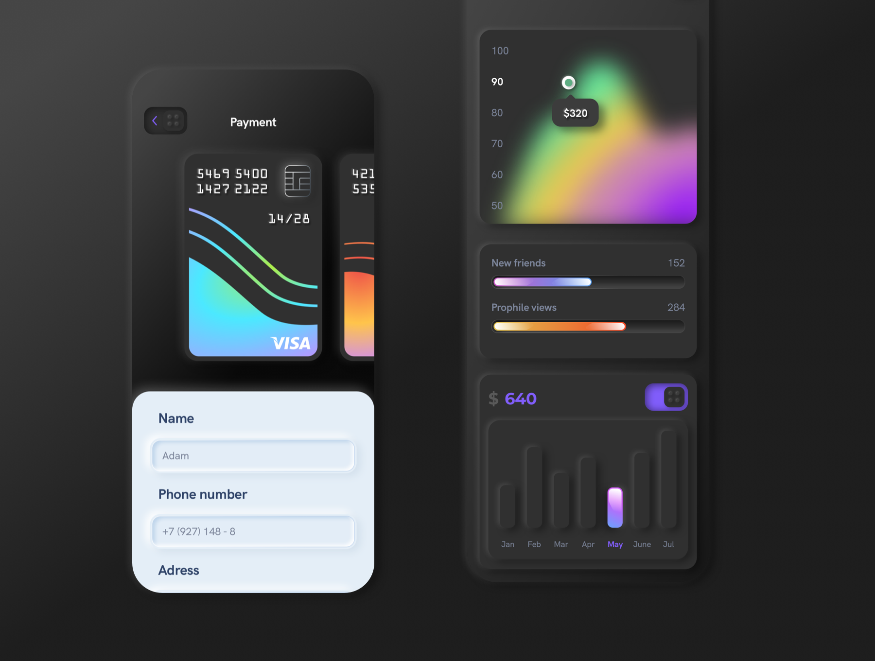 Skeo - Skeuomorphic UI Kit gallery image