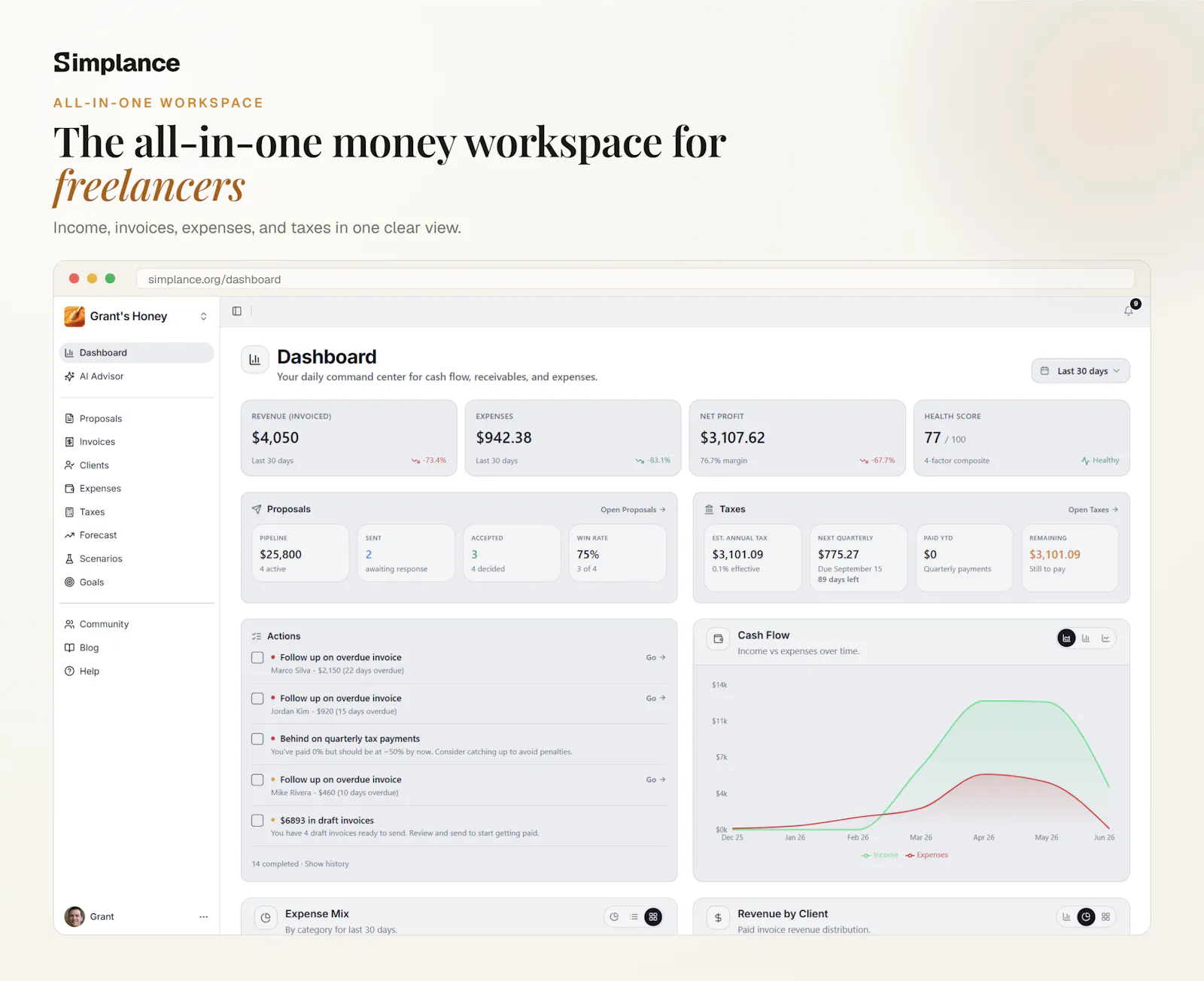 Simplance screenshot 1