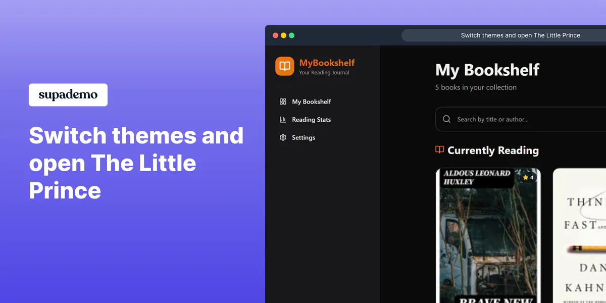 MyBookshelf