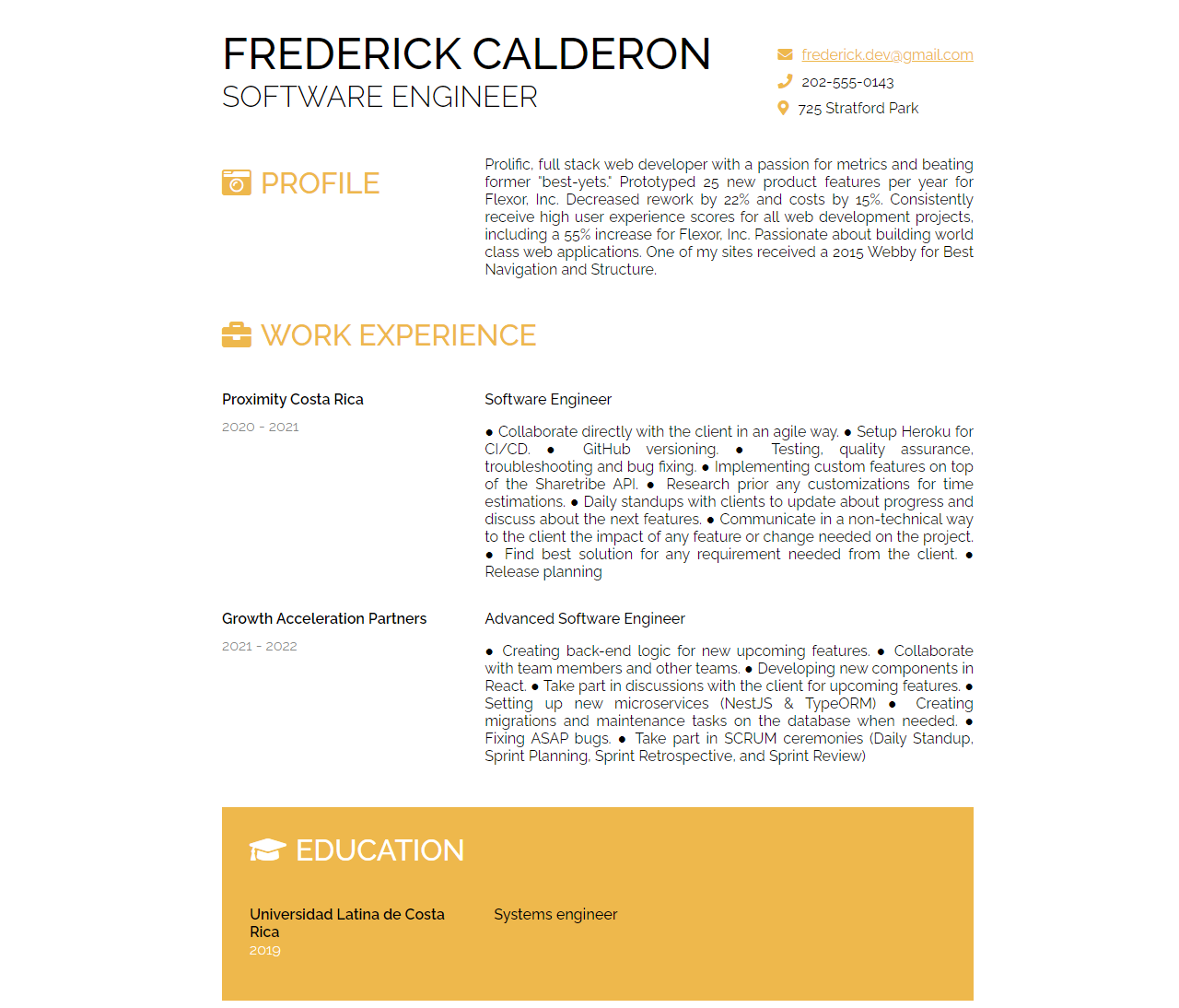 Perfil de trabajo media 3
