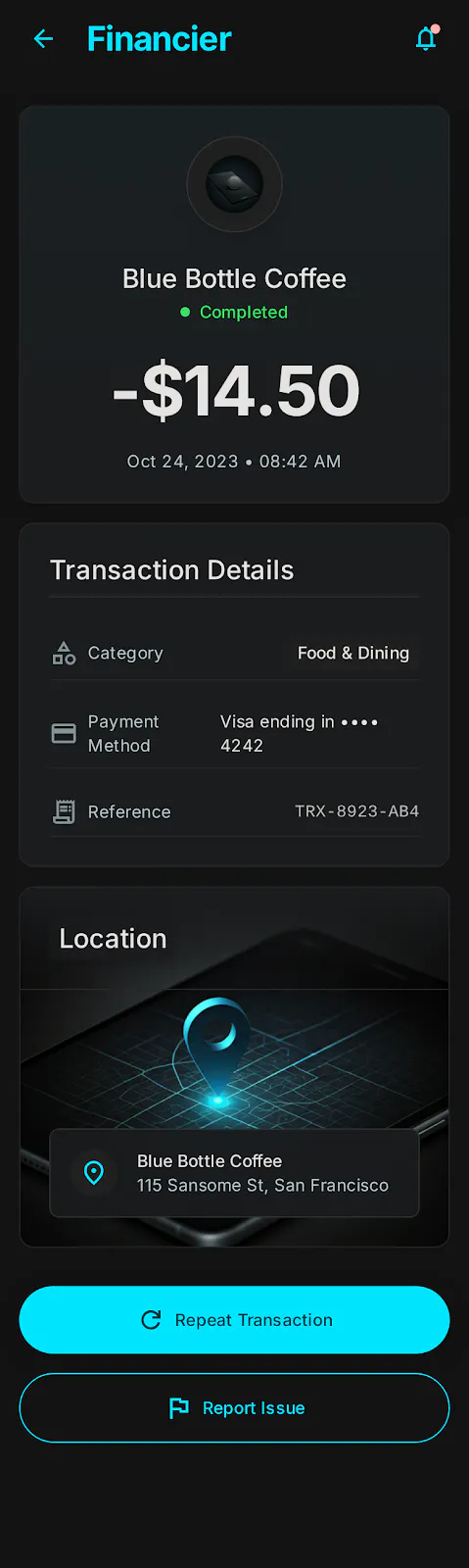 Lumina — Fintech Flutter UI Kit gallery image