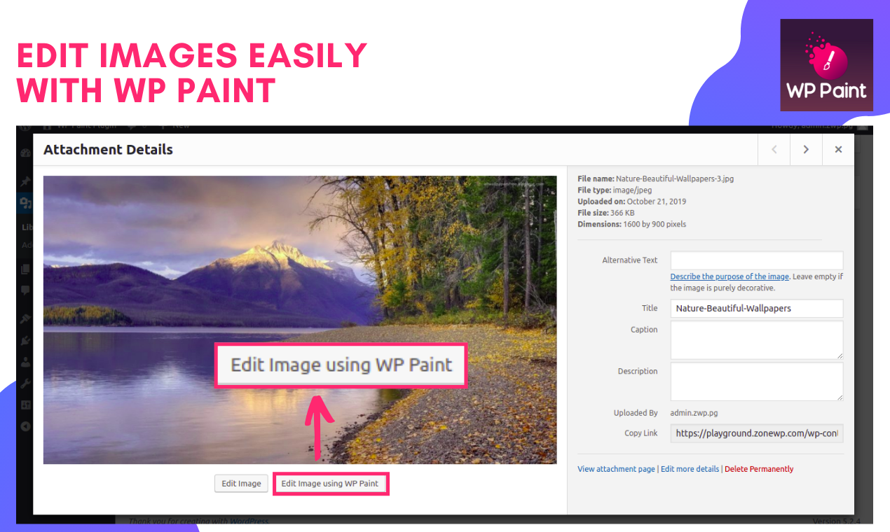 WP Paint gallery image