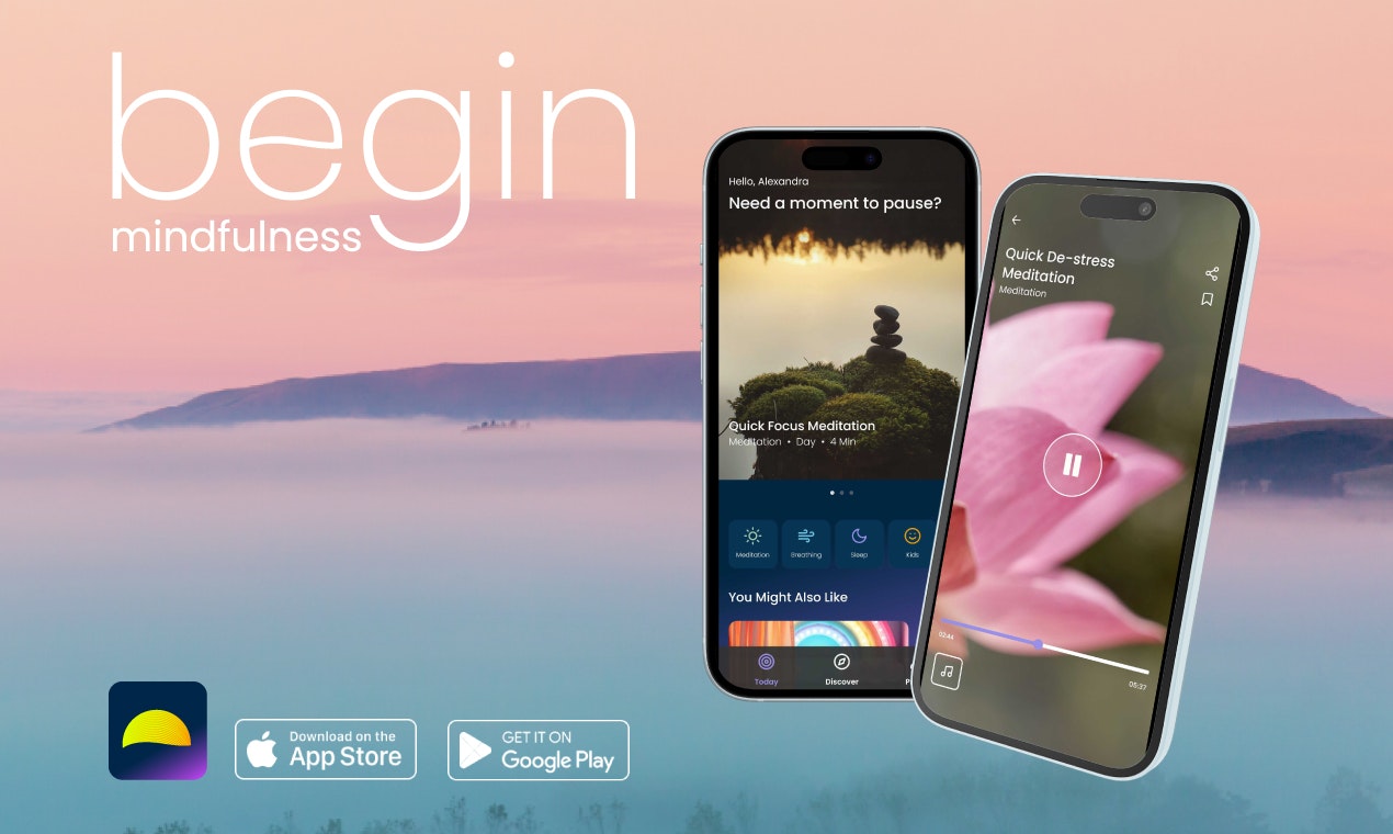 Begin  - A Mindfulness App Made for Families: Grown ups, Kids & Pets media 1