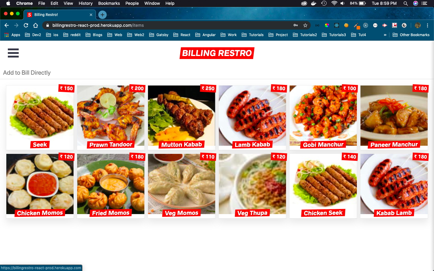 Billing Restro gallery image