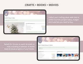 Christmas Planner Notion Template gallery image
