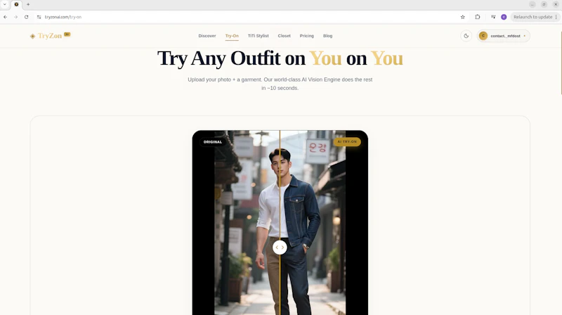 TryZon AI screenshot 3