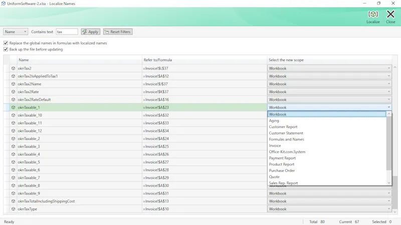 Formula Manager for Excel screenshot 6