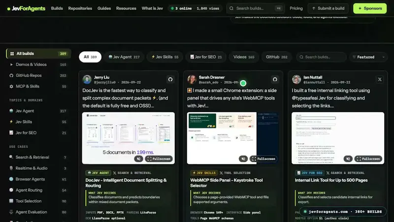 JevForAgents screenshot 1 (video preview)