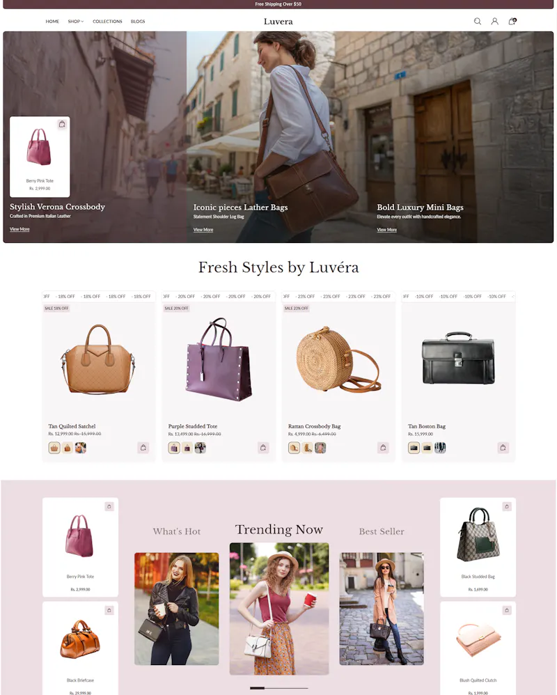 Sophie Shopify Theme screenshot 1