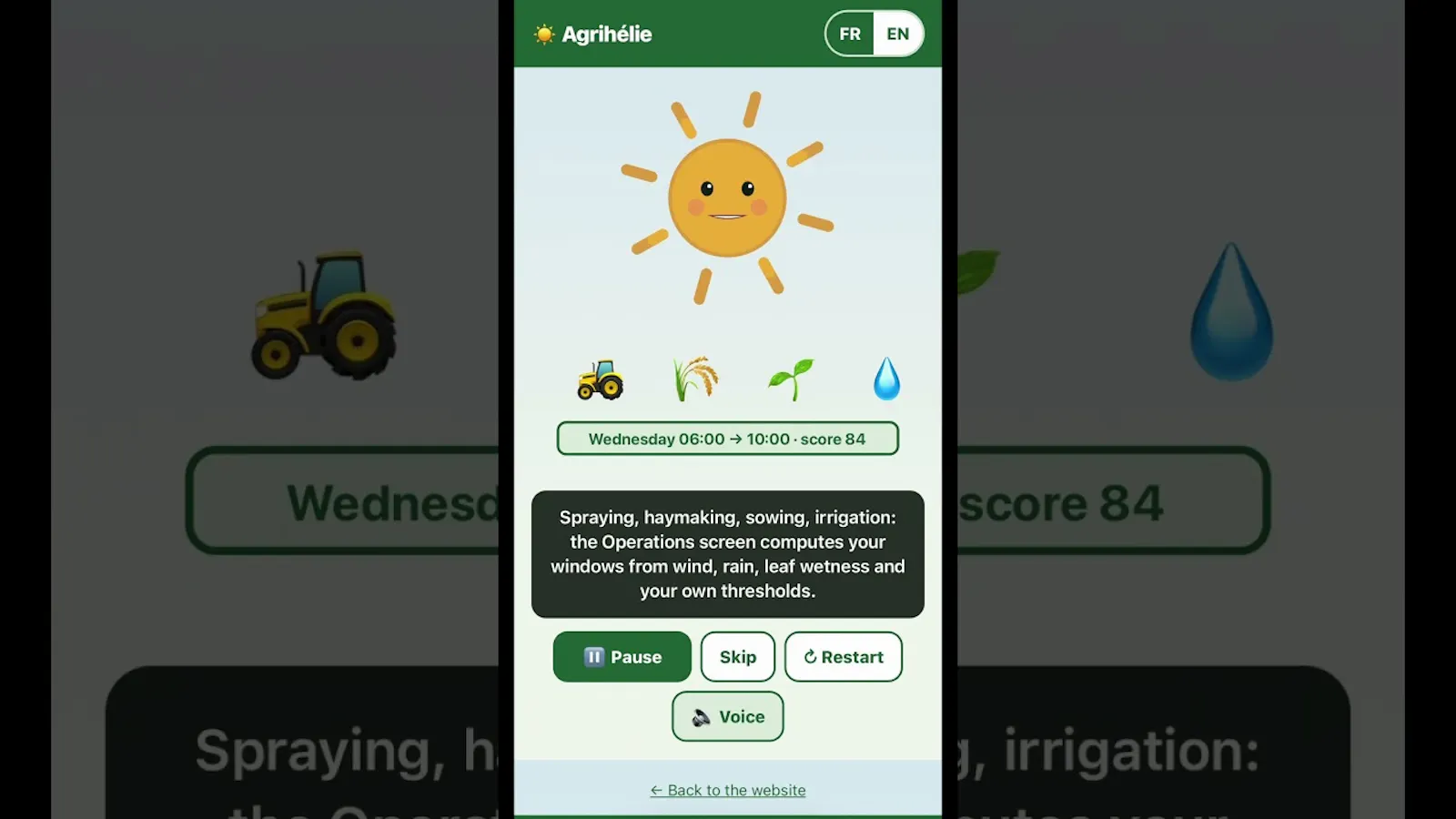 Agrihélie screenshot 1 (video preview)