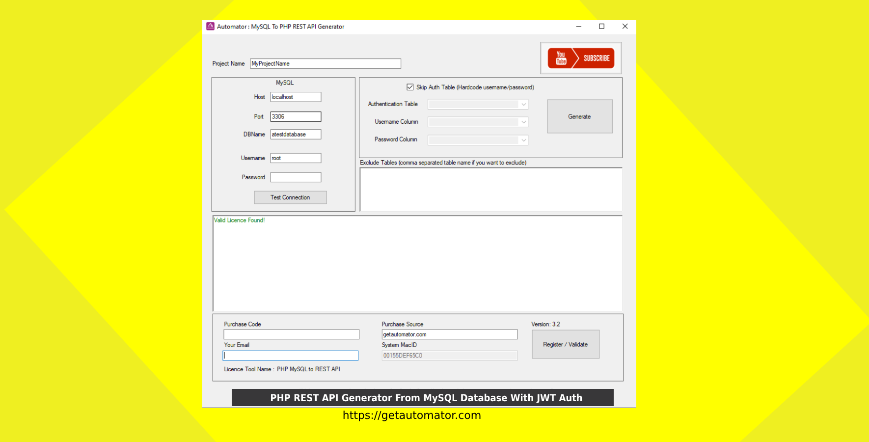 Automated Instant PHP REST API Generator gallery image