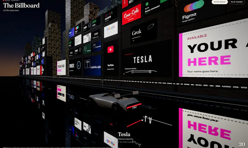 Billboard of the Internet screenshot 5
