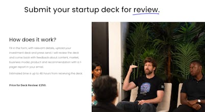 Startup Deck Review gallery image