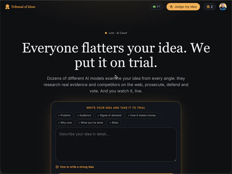 Tribunal of Ideas screenshot 2