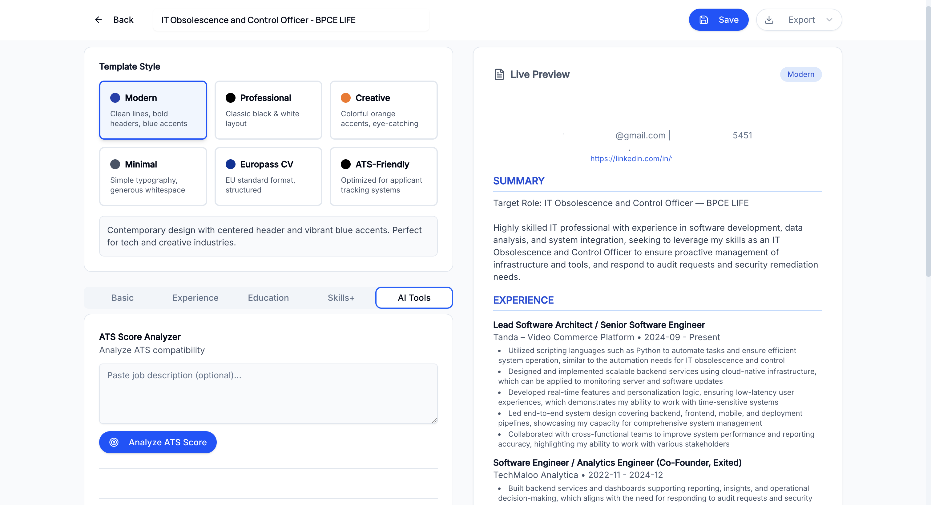 ResumeAI – AI Job Application Copilot gallery image