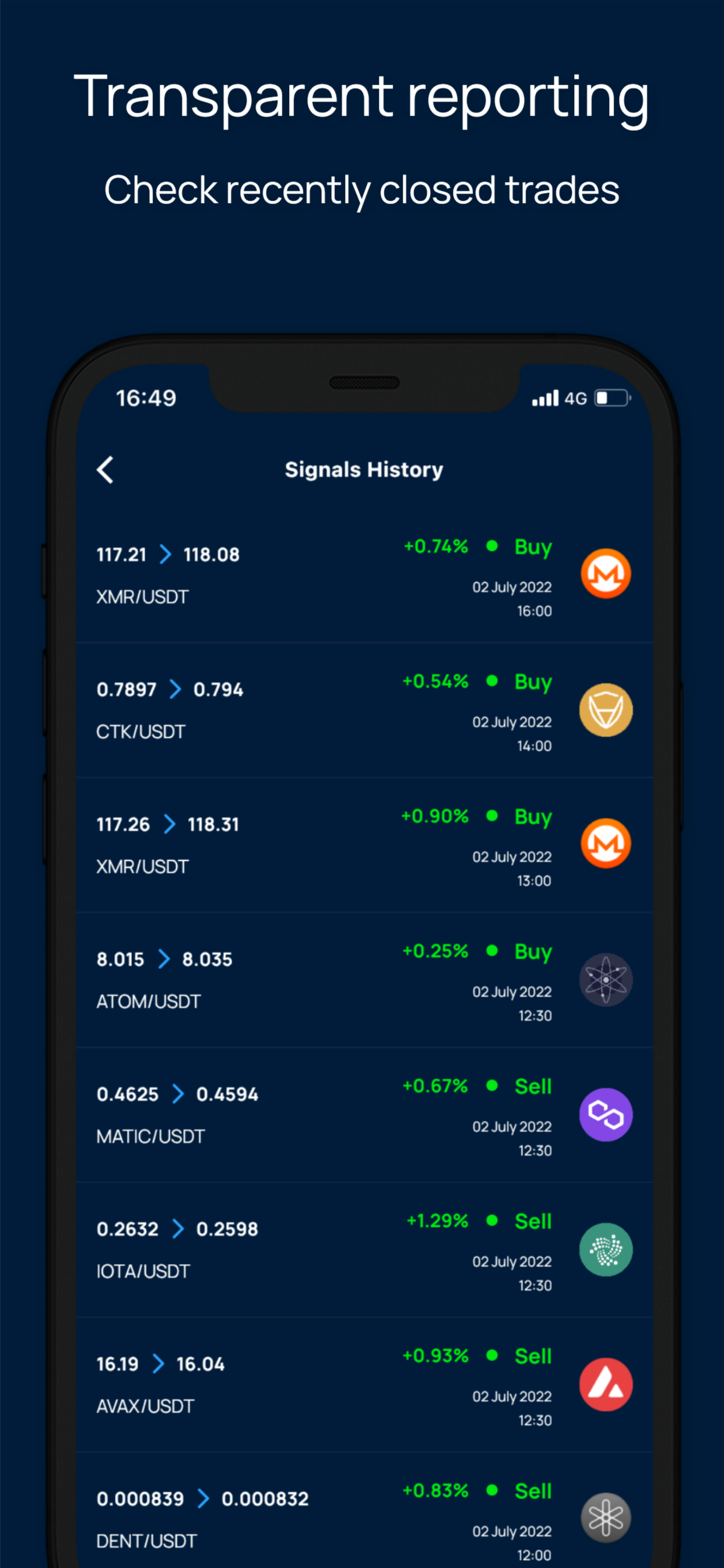 Cryptobot | Trading Signals gallery image