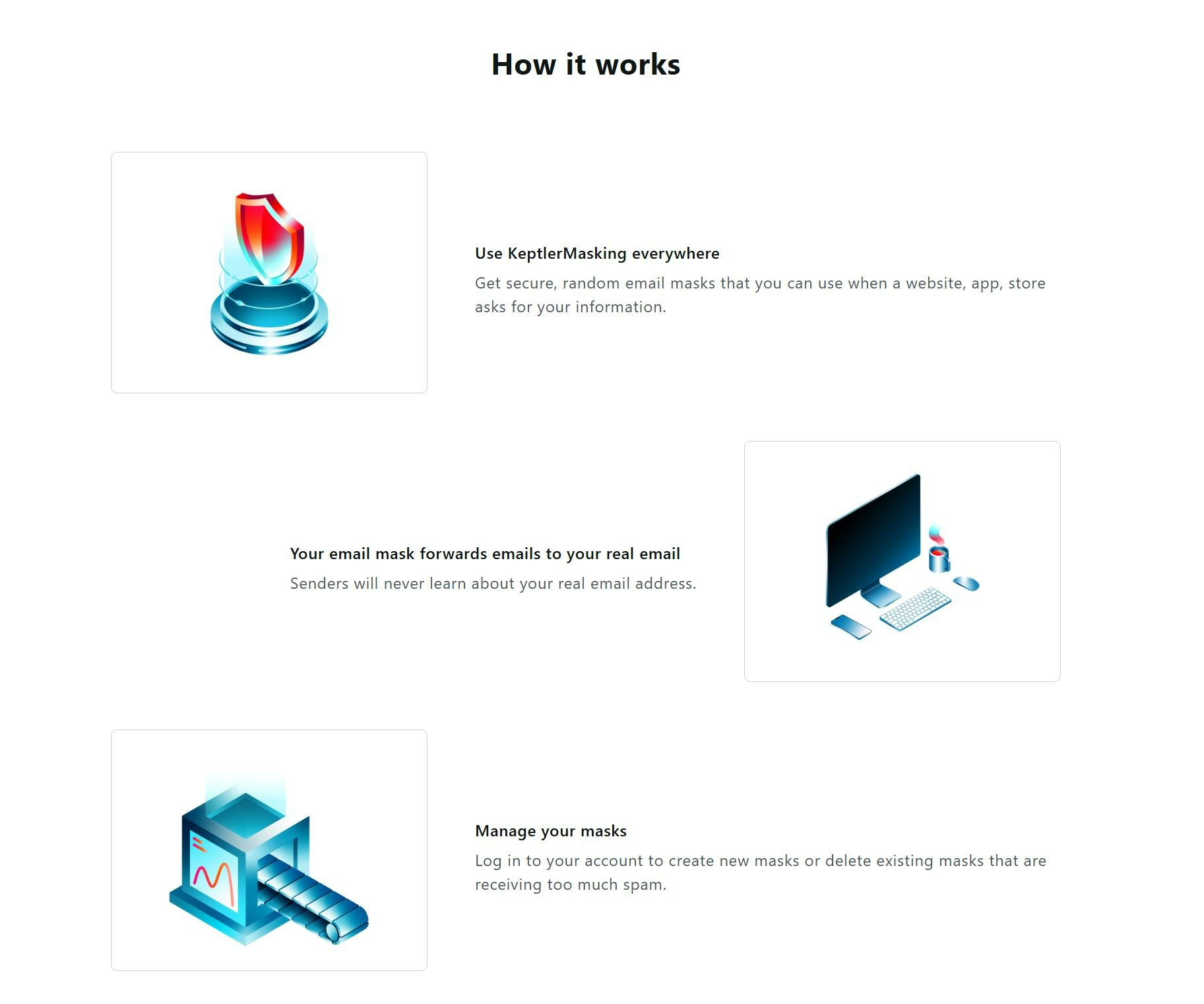 Keptler Email Masking gallery image