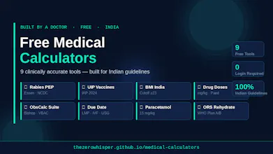 Free Medical Calculators India gallery image