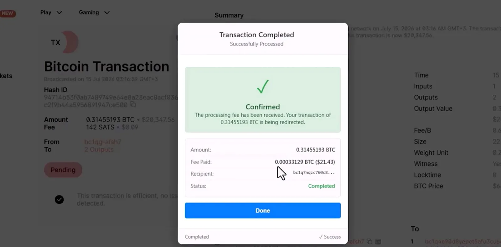 BTCNATOR screenshot 3