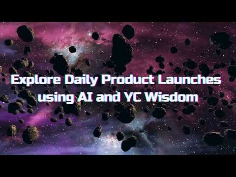 startuptile PH Deck-Explore daily product launches using AI and YC wisdom