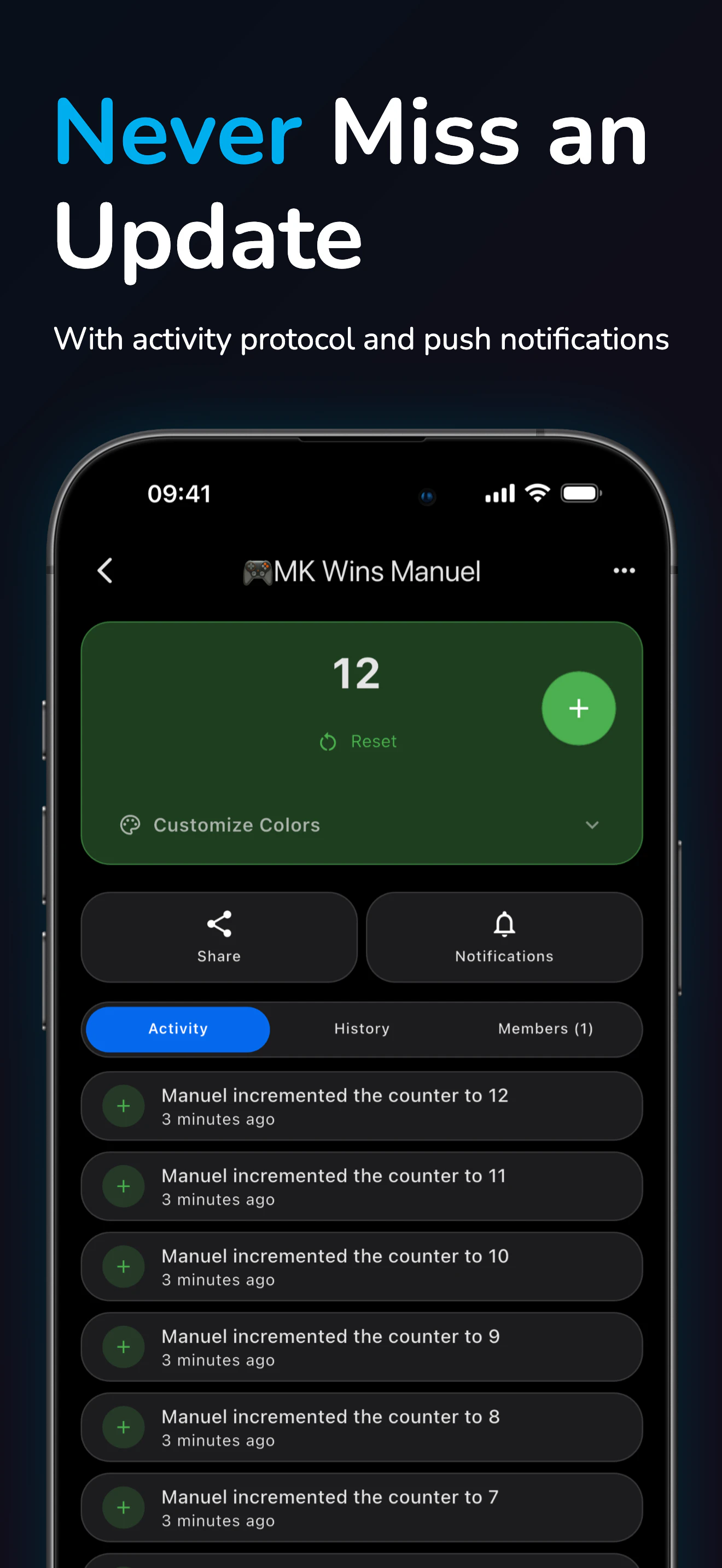 CountTogether screenshot 2