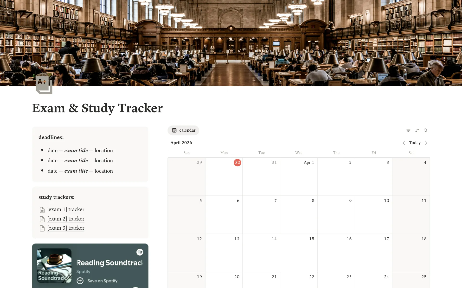 Student OS | 8-in-1 Academic Workspace gallery image