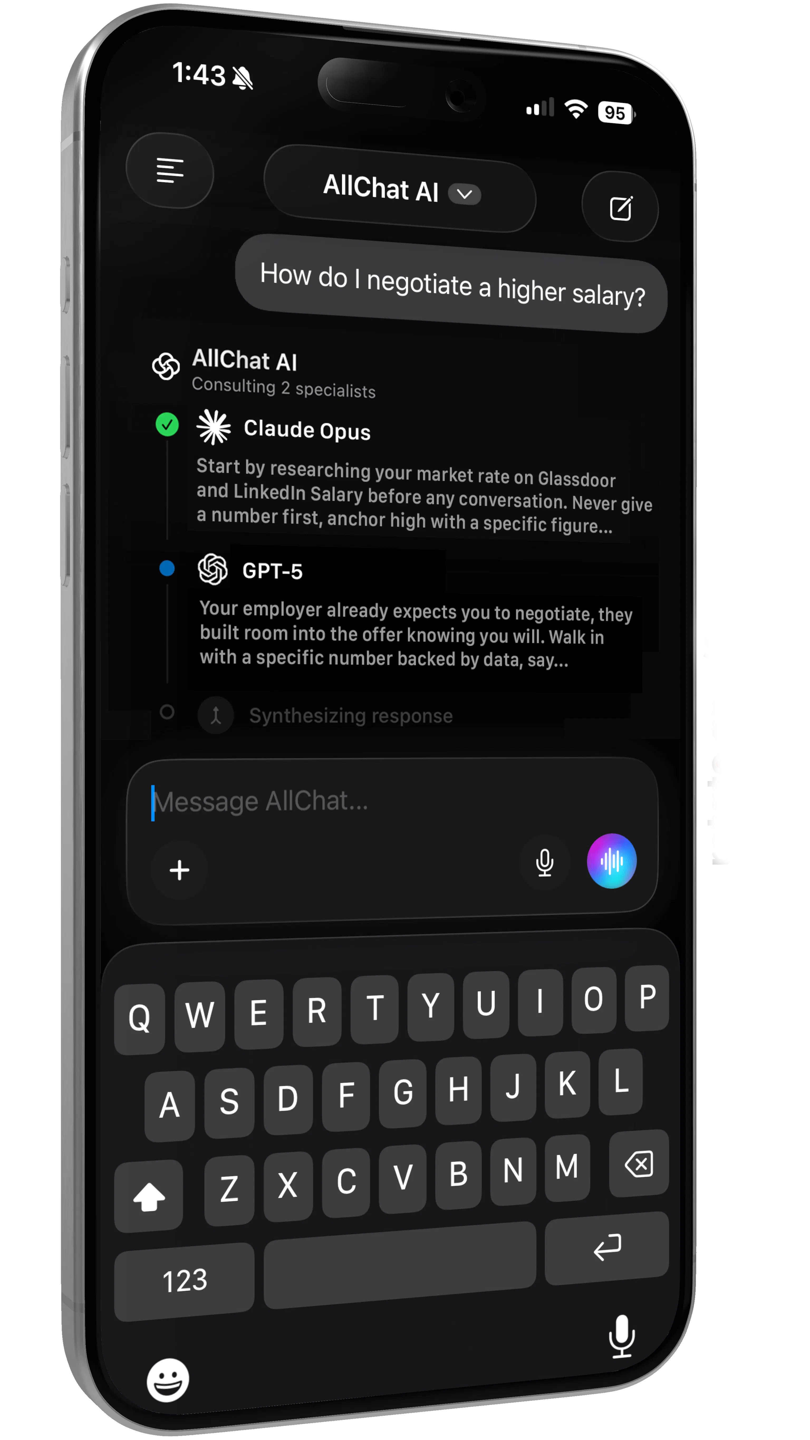 AllChat AI 제품 배너