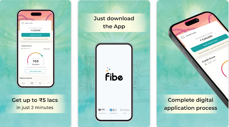 Application de prêt personnel instantané Fibe media 1