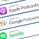 Podcast Player Badge Set - by Podpage