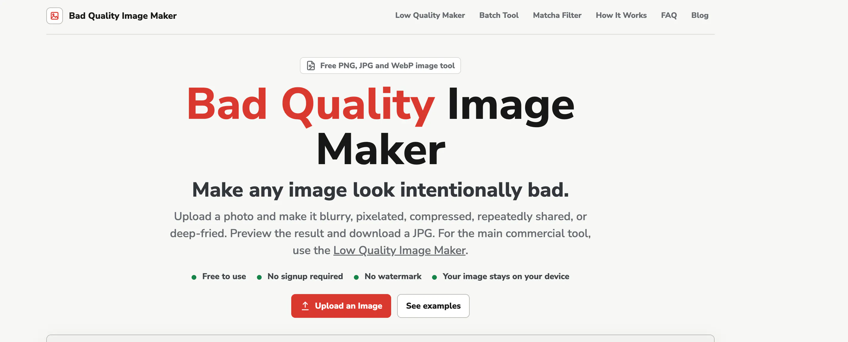 Bad Quality Image Maker gallery image