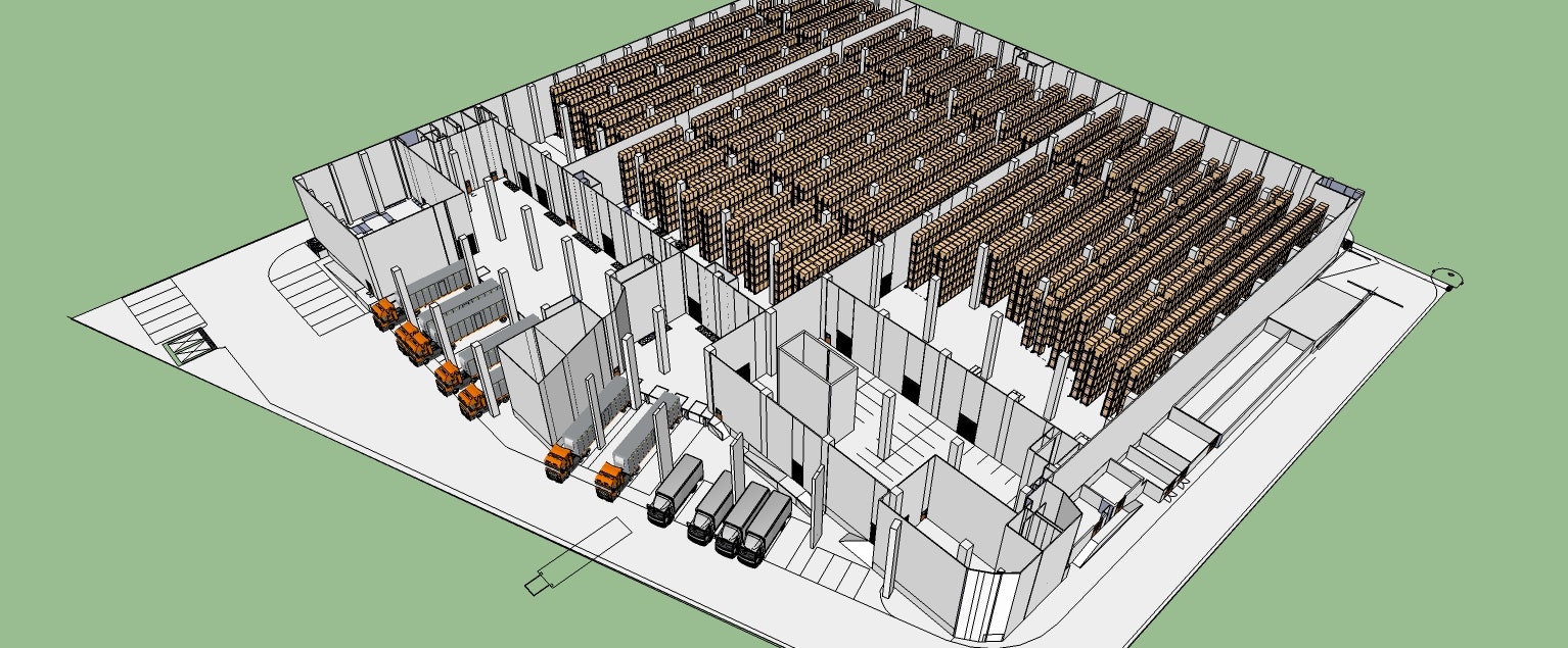 WarehouseBlueprint - 스케치 업 확장자 3D 창고 레이아웃을 쉽게 만들 수 있습니다 미디어 3