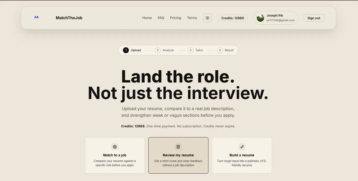Match The Job gallery image