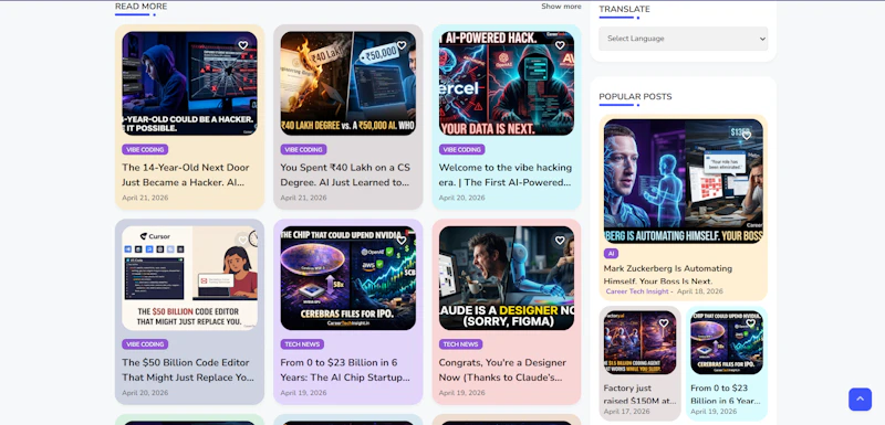 Career Tech Insight screenshot 2