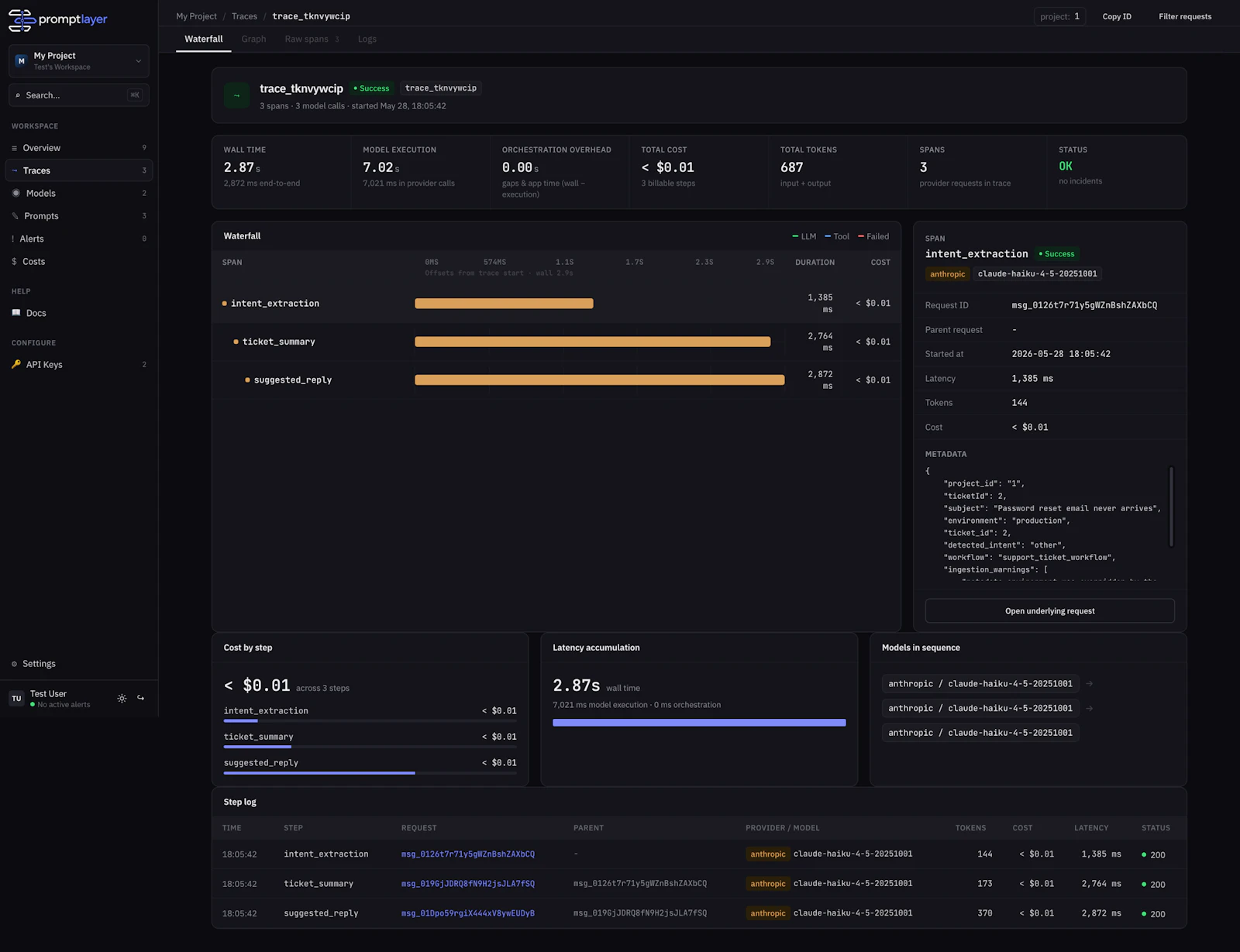 PromptLayer screenshot 3